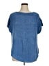 Talbots 100% Linen Blue Poncho Size XL - photo 1