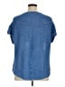 Talbots 100% Linen Blue Poncho Size XL - photo 2