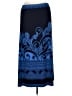 Susan Graver Paisley Blue Casual Skirt Size XL (petite) - photo 2