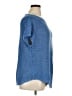 Talbots 100% Linen Blue Poncho Size XL - photo 4