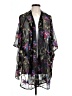 Nina Leonard 100% Polyester Black Kimono Size L - photo 1