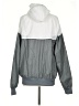 Nike 100% Polyester Color Block Gray Windbreaker Size S - photo 2