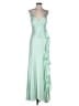 Mac Duggal 100% Polyester Green Cocktail Dress Size 6 - photo 1