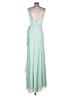 Mac Duggal 100% Polyester Green Cocktail Dress Size 6 - photo 2