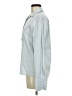 Jaeger 100% Cotton Stripes Blue Long Sleeve Blouse Size M - photo 5