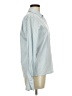 Jaeger 100% Cotton Stripes Blue Long Sleeve Blouse Size M - photo 4