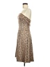 Teeze Me 100% Polyester Damask Brown Cocktail Dress Size 7 - photo 5