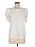 A.L.C. 100% Cotton Ivory Short Sleeve Top Size M - photo 1