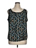 Chico's 100% Polyester Teal Sleeveless Blouse Size XL (3) - photo 1