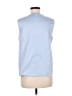 Tibi 100% Cotton Blue Sleeveless Blouse Size 6 - photo 2