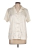 Unbranded Ivory Short Sleeve Blouse Size L - photo 1