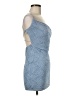 Unbranded Chevron-herringbone Blue Cocktail Dress Size M - photo 4