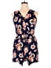 Apt. 9 100% Rayon Floral Blue Romper Size L - photo 1