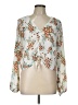 Sugar Lips Ivory Long Sleeve Blouse Size L - photo 1