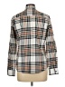 Foxcroft Argyle Ivory Long Sleeve Button-Down Shirt Size 10 - photo 2