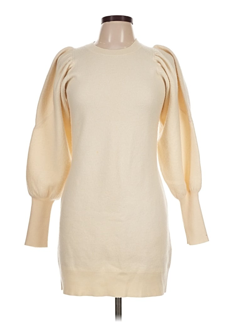Pre-owned Ulla Johnson Casual Dress In Ivory