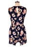 Apt. 9 100% Rayon Floral Blue Romper Size L - photo 2