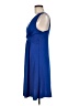 Unbranded 100% Polyester Solid Blue Cocktail Dress Size M - photo 5