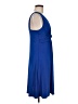 Unbranded 100% Polyester Solid Blue Cocktail Dress Size M - photo 4