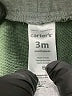 Carter's 100% Cotton Solid Green Cargo Pants 0-3 MO / 3 MO - photo 3