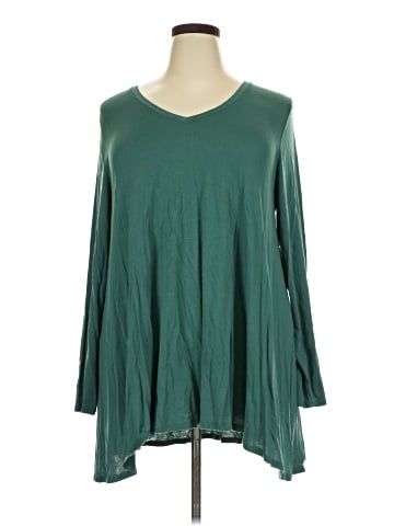 Lane Bryant 3/4 Sleeve T-Shirt (view 1)