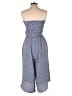 Mimi Chica Hearts Blue Jumpsuit Size L - photo 2