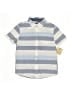 Bixby Nomad 100% Cotton Stripes Blue Short Sleeve Button-Down Shirt Size 8 - 10 - photo 1