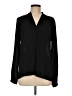 T Tahari 100% Polyester Black Long Sleeve Blouse Size M - photo 1