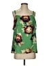 CAbi 100% Polyester Green Sleeveless Blouse Size S - photo 1