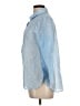 Persifor Stars Blue Long Sleeve Blouse Size L - photo 5
