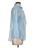 Persifor Stars Blue Long Sleeve Blouse Size L - photo 4