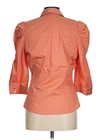 7th Avenue Design Studio New York & Company 3/4 Sleeve Button-Down Shirt (view 2)