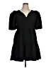 Jade 100% Polyester Solid Black Casual Dress Size XL - photo 1