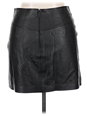 Intermix Faux Leather Skirt (view 2)