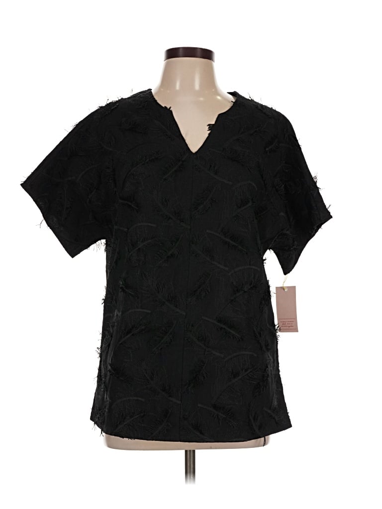 Persifor Short Sleeve Blouse In Black