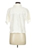 Thread & Supply Ivory Short Sleeve Blouse Size M - photo 2