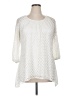 Kim Rogers 100% Polyester Ivory 3/4 Sleeve Blouse Size 1X - photo 1