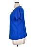 Rafaella 100% Cotton Blue Short Sleeve Top Size 1X - photo 5