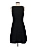 Apt. 9 Solid Black Casual Dress Size M - photo 2