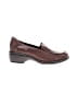 Clarks 100% Leather Brown Flats Size 7 - photo 1