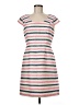 Blithe Stripes Pink Casual Dress Size 8 - photo 1