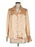 Jaclyn Smith 100% Polyester Metallic Tan 3/4 Sleeve Blouse Size L - photo 1