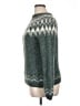 Unbranded Chevron-herringbone Green Pullover Sweater Size 0X - photo 5