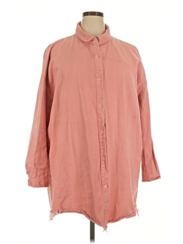 Missguided 3/4 Sleeve Button-Down Shirt (view 1)