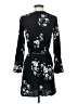 Gap 100% Rayon Floral Black Casual Dress Size XS - photo 2