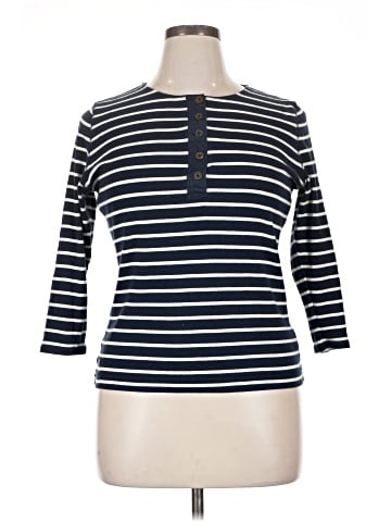 Lauren by Ralph Lauren 3/4 Sleeve T-Shirt (view 1)