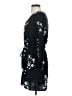 Gap 100% Rayon Floral Black Casual Dress Size XS - photo 5