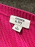 Crown & Ivy 100% Cotton Solid Pink Pullover Sweater Size L - photo 7