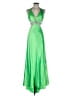 Unbranded 100% Polyester Green Cocktail Dress Size 5 - 6 - photo 1