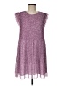 Wilfred 100% Polyester Tweed Purple Cocktail Dress Size L - photo 1